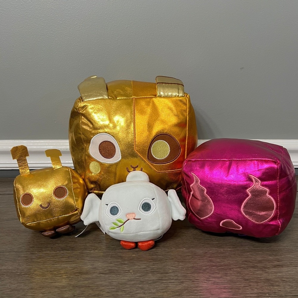Pet Simulator Plush Lot Cyborg Bunny Dark Matter Shadow Griffin Bee Dove No DLC